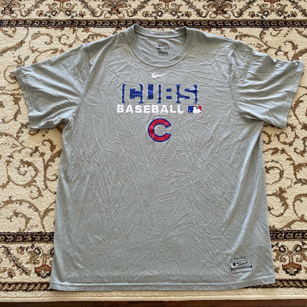 Mens Chicago Cubs Dri-Fit T-Shirt XL